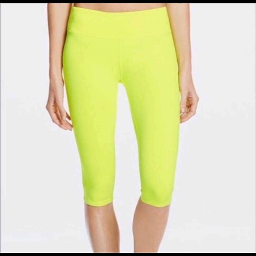 Fabletics neon capri yogas